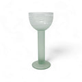 Le Mediterannea Frosted Swirl Glass Candle Holder
