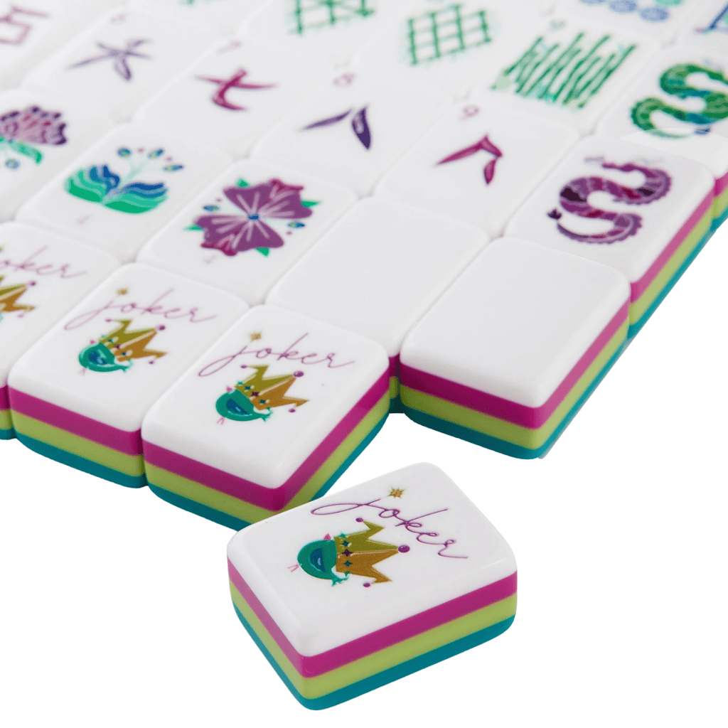 Lagoon Mahjong Tiles - Oh My Mahjong | Ships In 1 Business Day