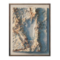 Lake Tahoe 1895 Shaded Relief Map - No Frame