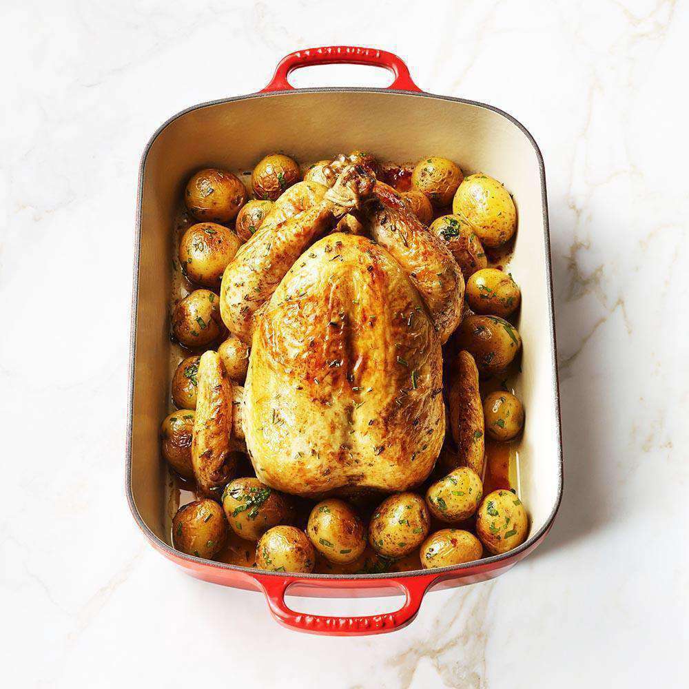 Le Creuset Cast Iron 5 QT (4.9L) Rectangular Roasting Pan