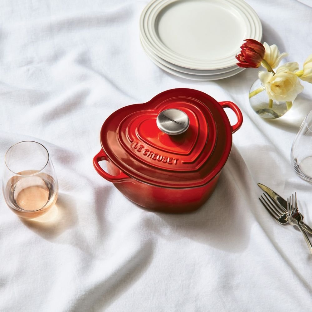 Le Creuset Cast Iron 1.9L Heart Cocotte