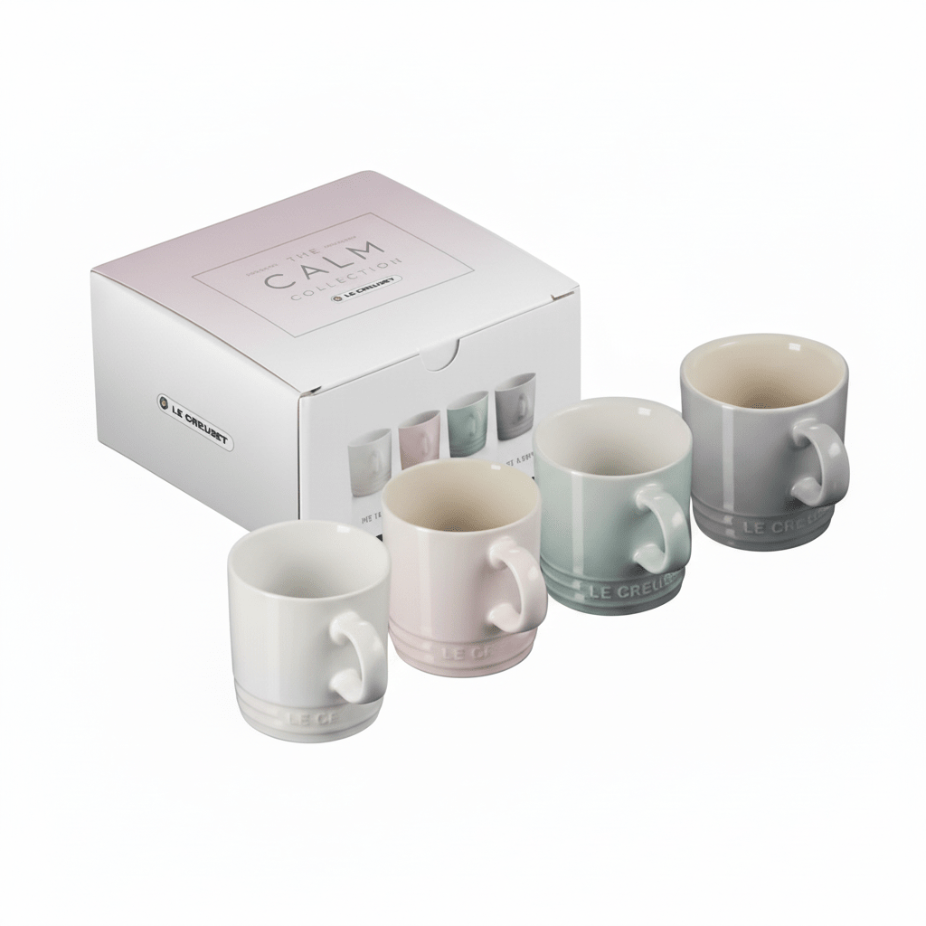 Le Creuset Calm Collection Capuccino Mugs - Set of 4