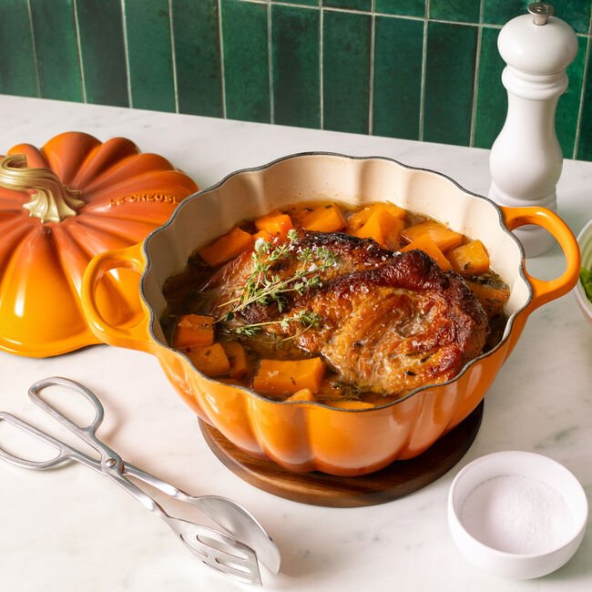 Le Creuset Cast Iron 4QT (3.7L) Pumpkin Cocotte