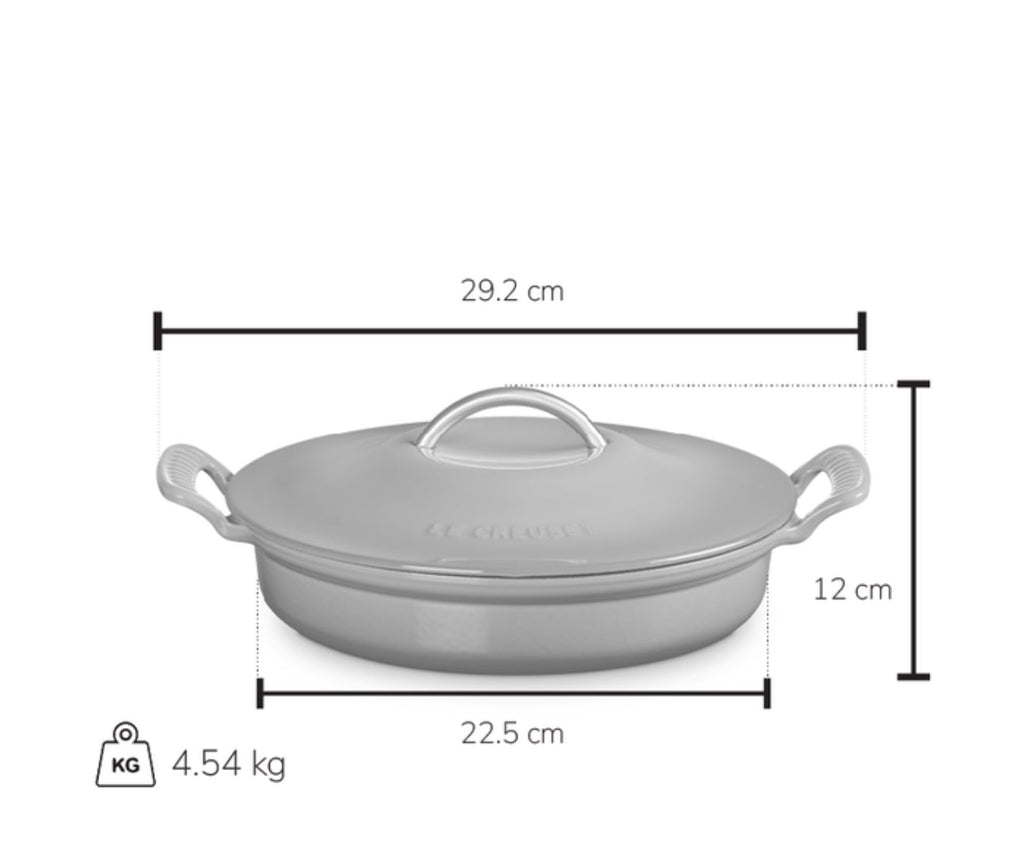 Le Creuset Cast Iron Modern Heritage Shallow Braiser