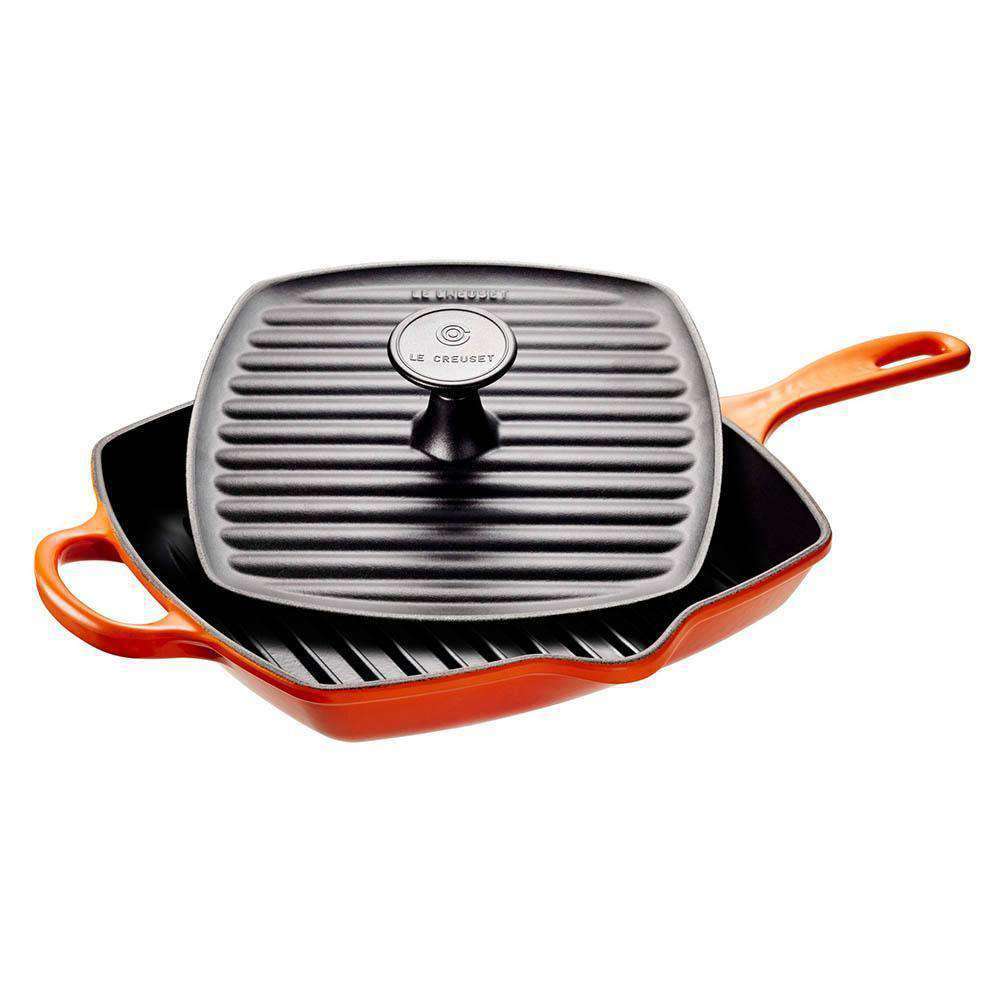 Le Creuset Cast Iron Skillet Grill Set