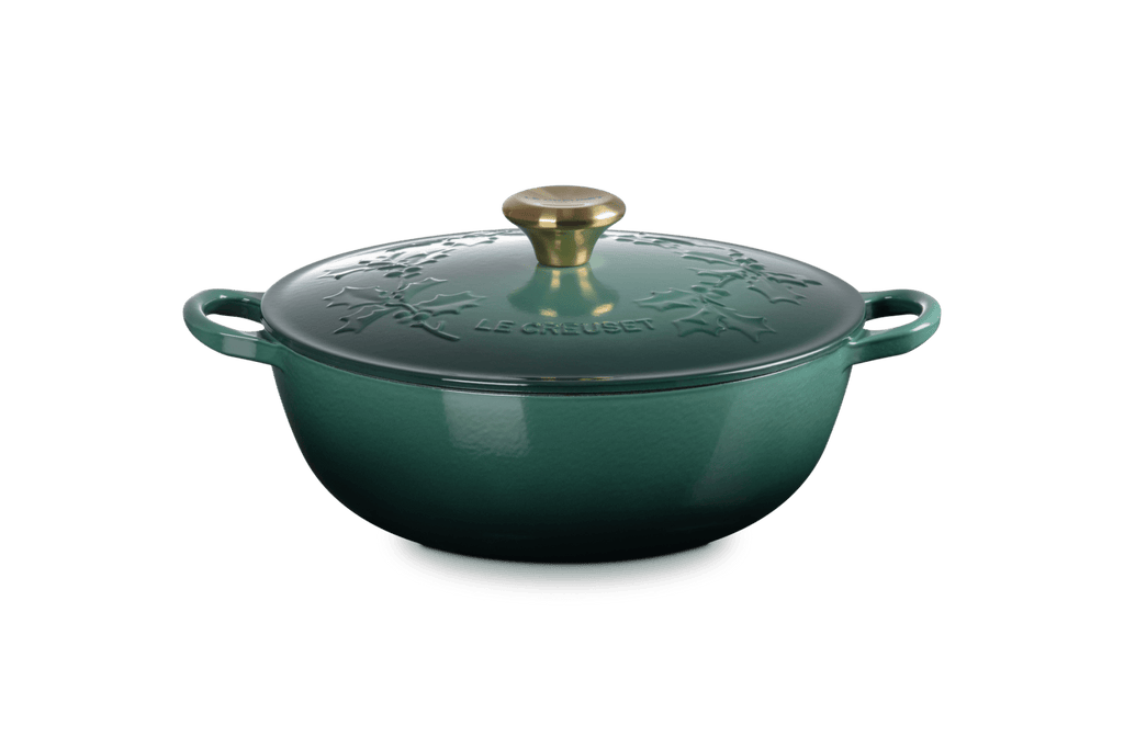Le Creuset Enameled 4.1L Cast Iron Holly Soup Pot