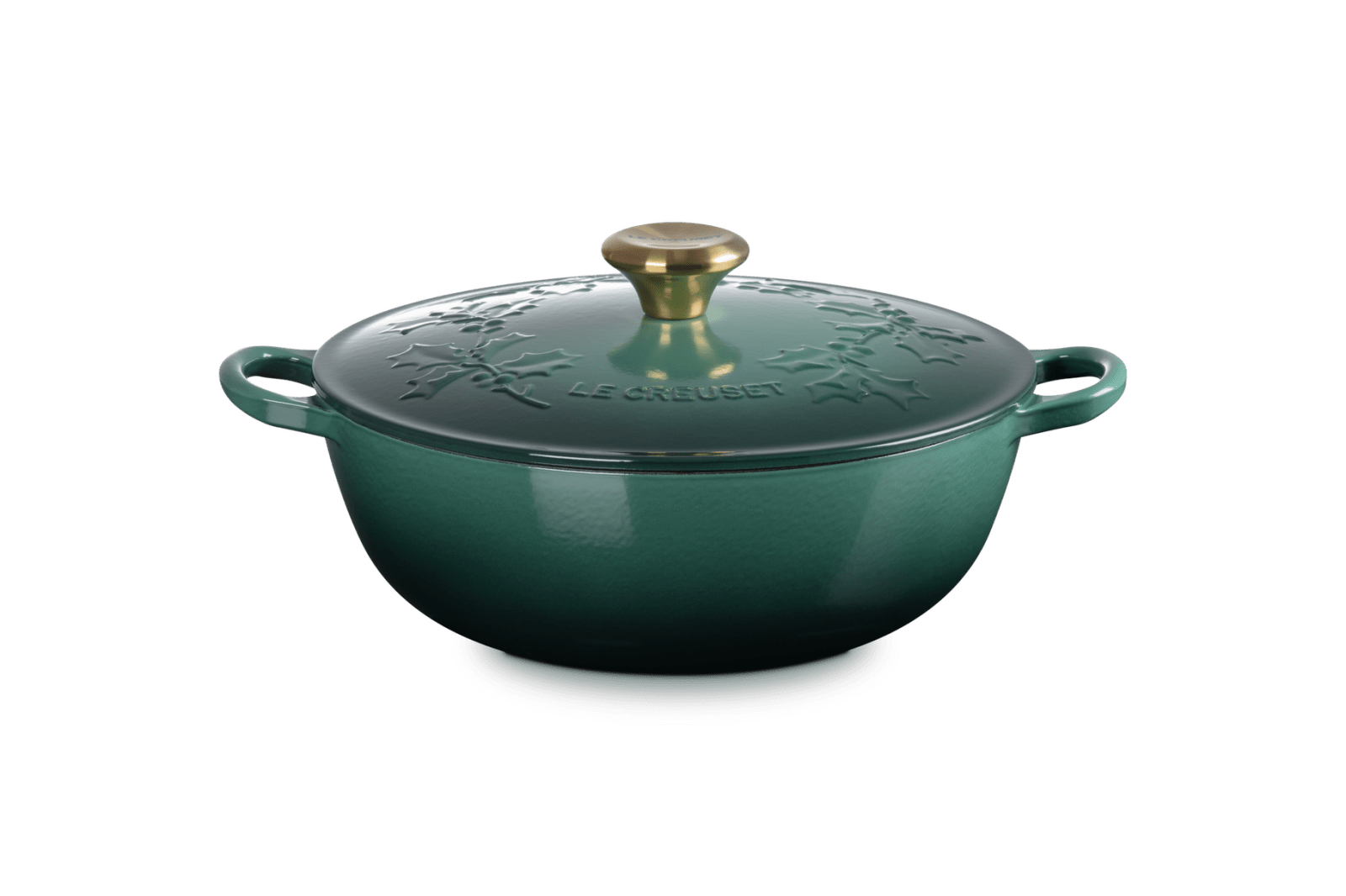 Le Creuset Enameled 4.1L Cast Iron Holly Soup Pot