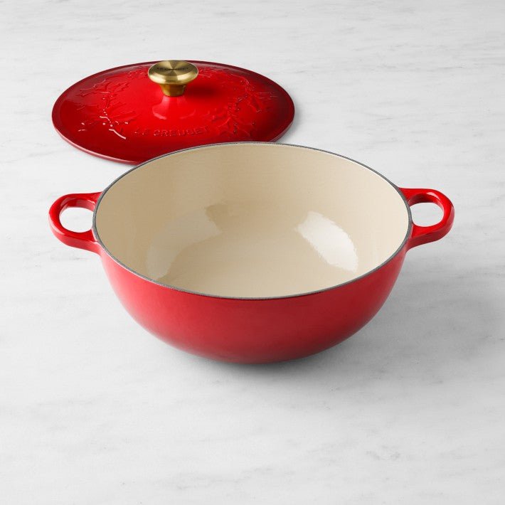 Le Creuset Enameled 4.1L Cast Iron Holly Soup Pot