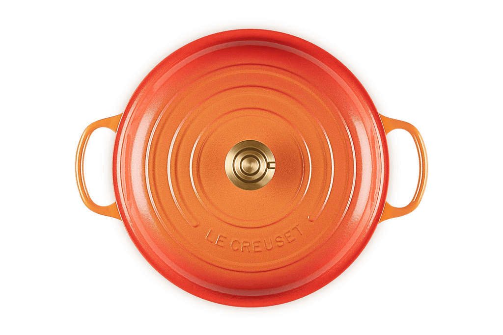 Le Creuset Cast Iron Flamme Dorée Shallow Braiser