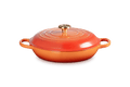 Le Creuset Cast Iron Flamme Dorée Shallow Braiser