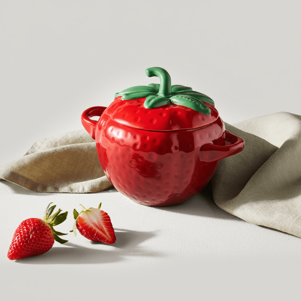 Le Creuset Fruit Collection Strawberry Mini Cocotte