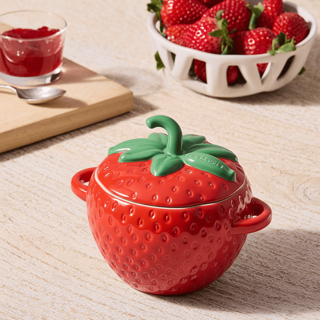 Le Creuset Fruit Collection Strawberry Mini Cocotte