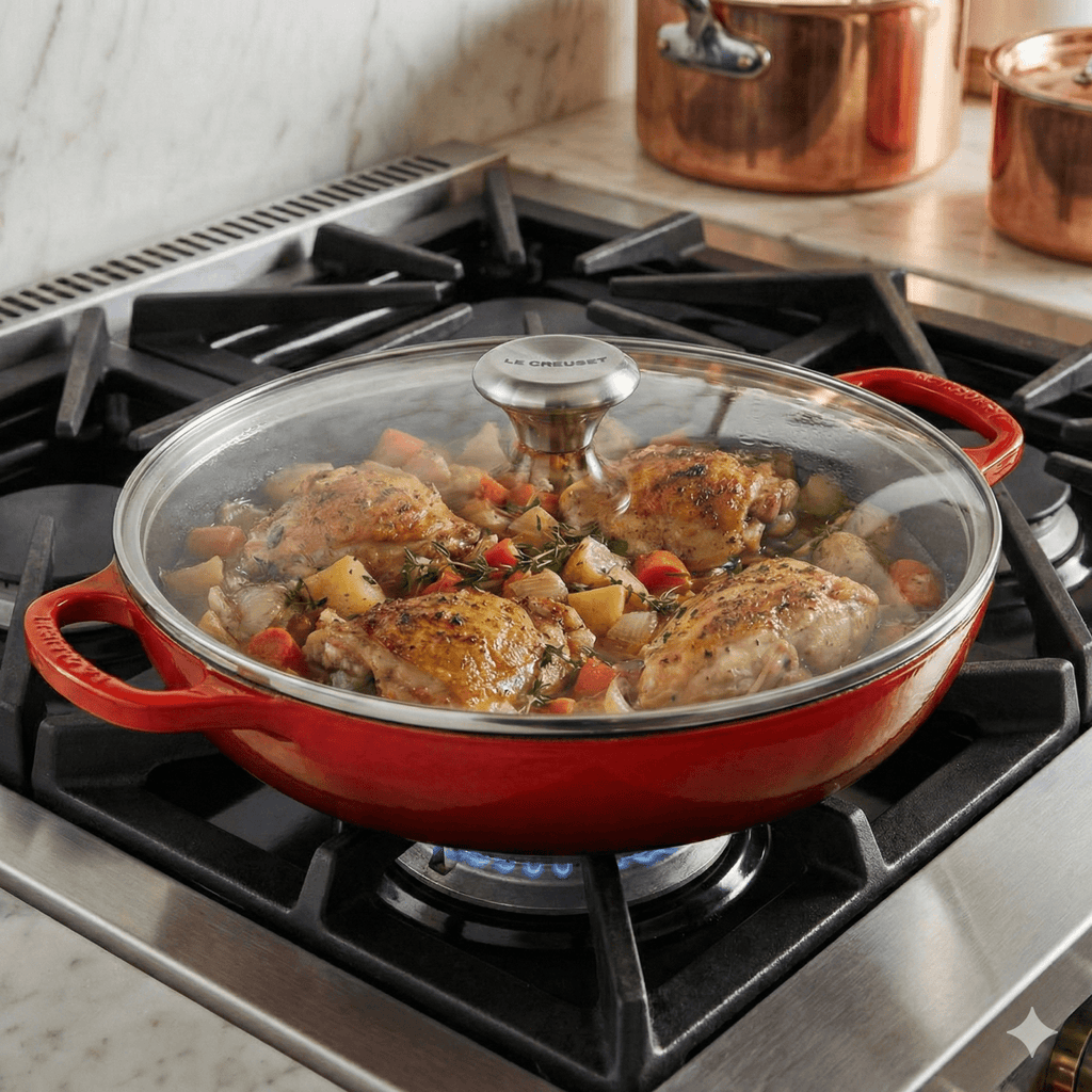Le Creuset Glass Lid with Stainless Knob
