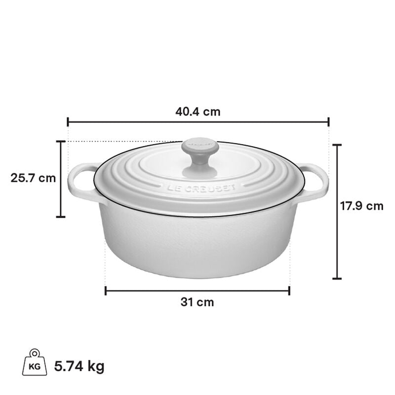 Le Creuset Signature Cast Iron 6.5 Qt (6.3L) Oval French Oven