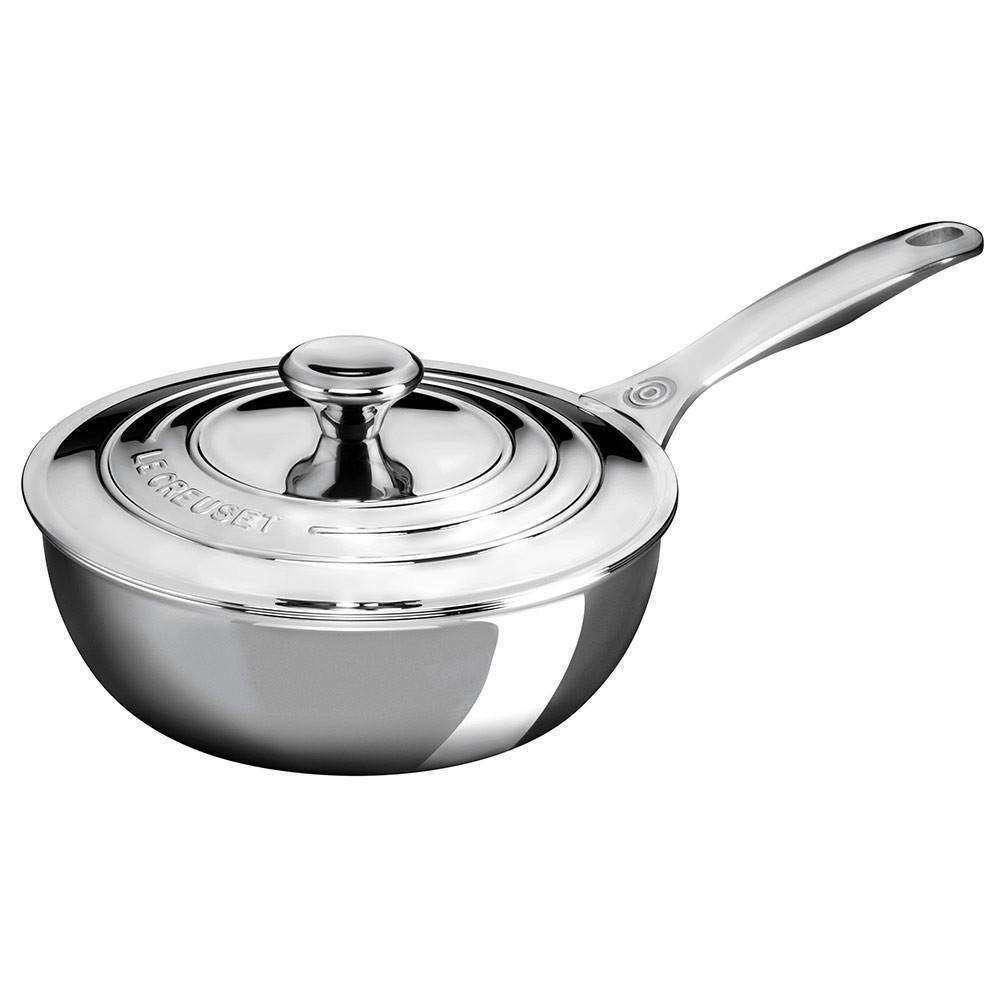 Le Creuset Stainless 3-Ply Saucier