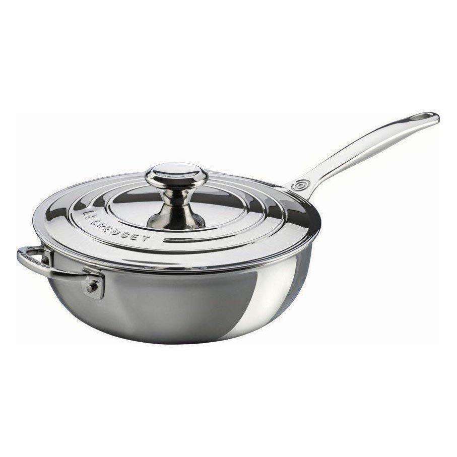 Le Creuset Stainless 3-Ply Saucier