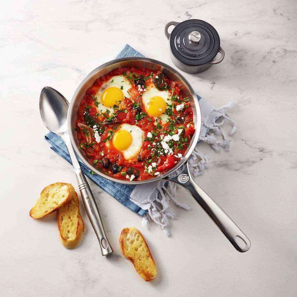 Le Creuset Stainless 3-Ply Shallow Fry Pan