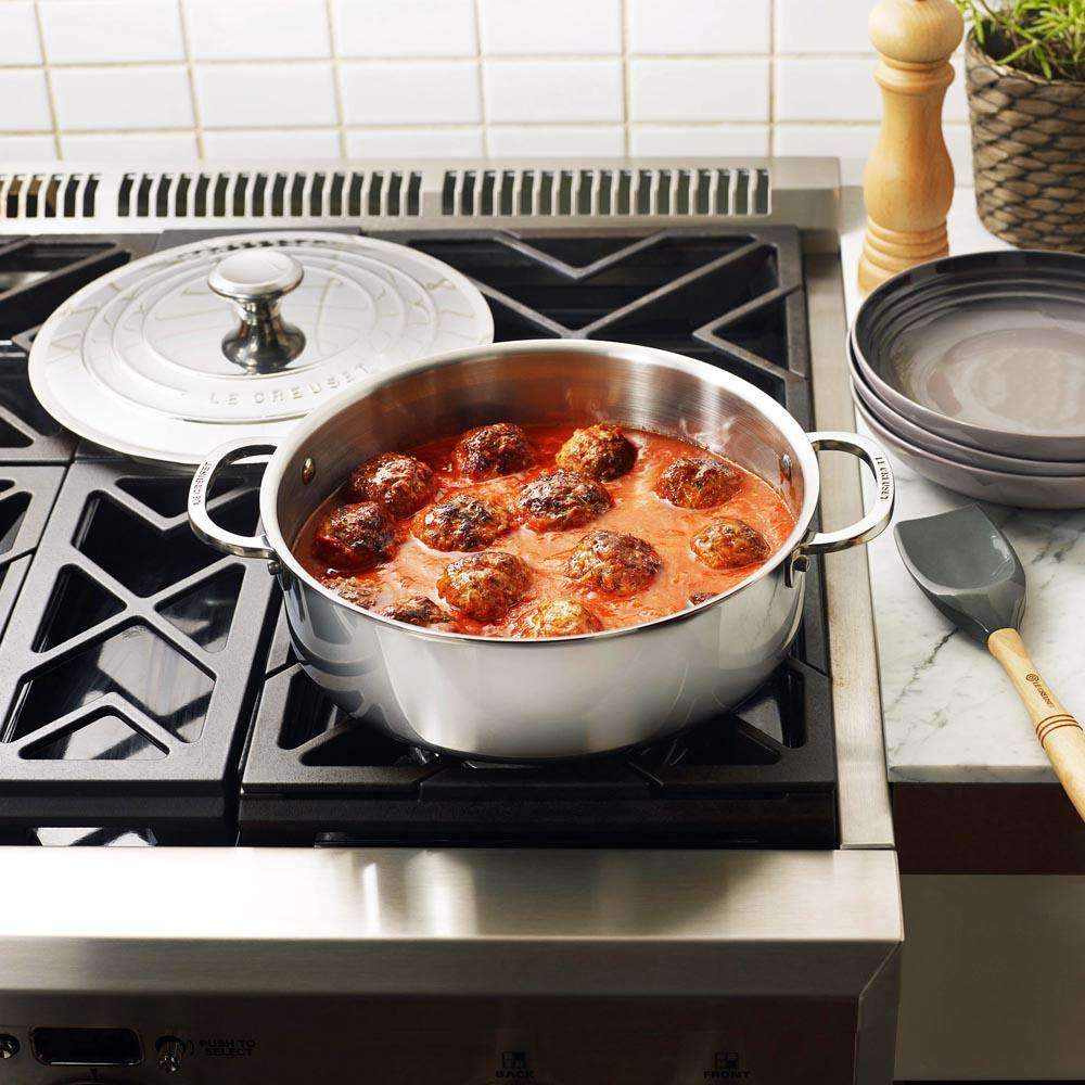 Le Creuset Stainless 3-Ply Stainless 4.5 QT (4.3L) Rondeau