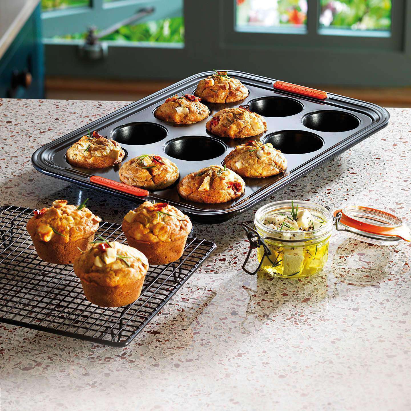 Le Creuset Toughened Nonstick Mini Muffin Tray