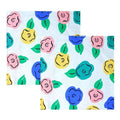 Lemon Tree Summer Flower Cloth Napkin - Set of 4