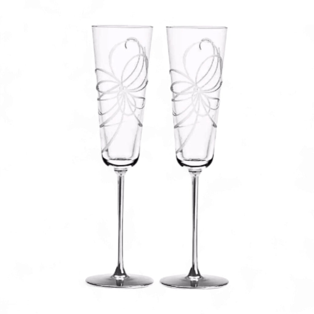 Lenox Kate Spade Belle Boulevard Flute Pair- 2 Set