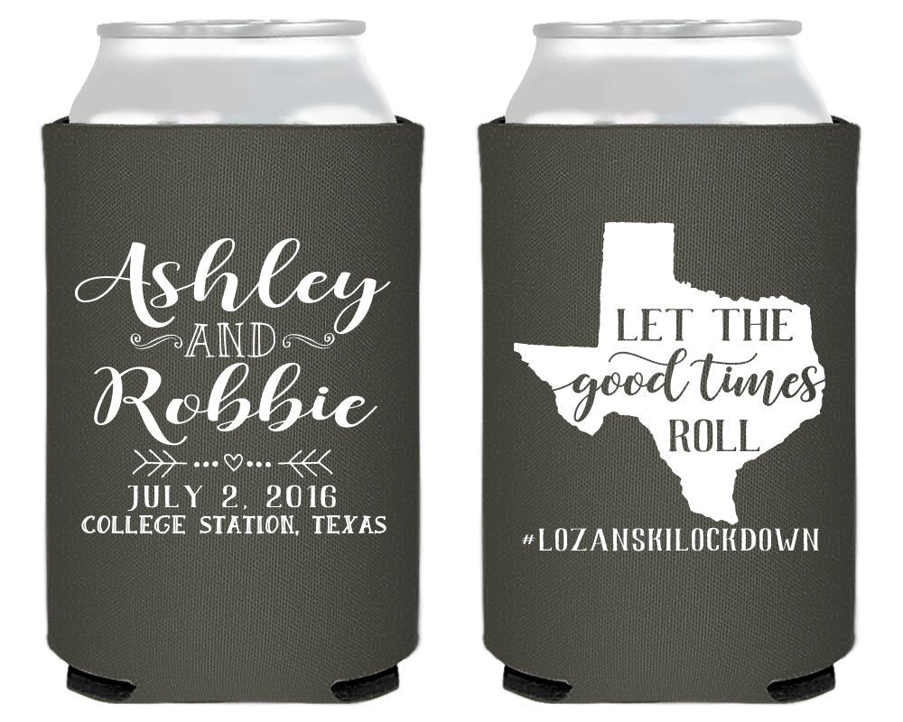 Let the Good Times Roll Can Coolers #1508