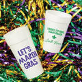 Let's Mardi Gras Foam Cups