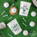 Let's Par Tee Custom Golf Birthday Party Stadium Cups