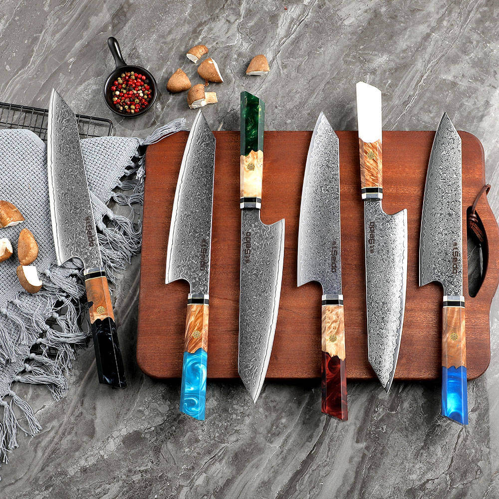 Kiritsuke Damascus Japanese Chef Knife