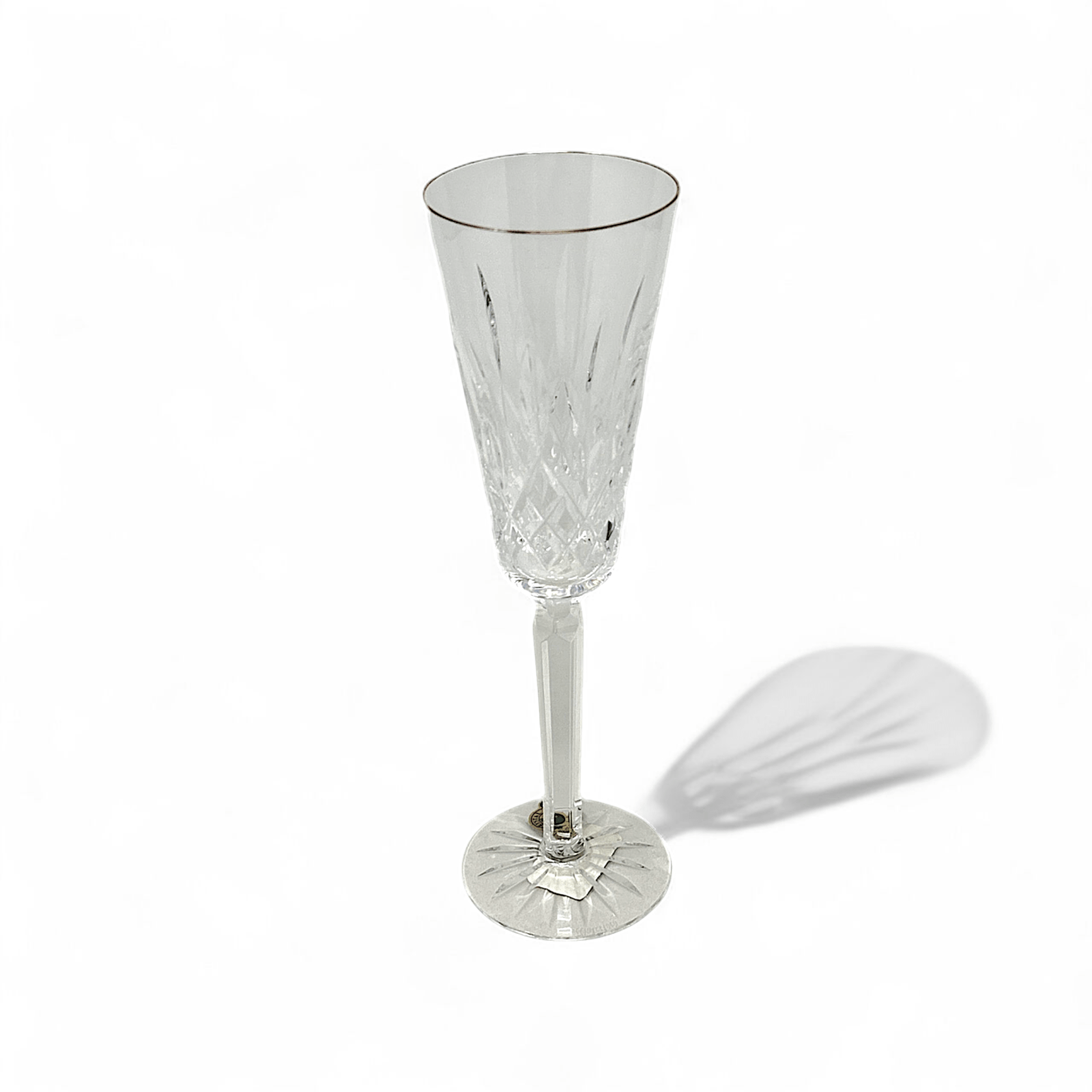 Waterford Lismore Gold Flute Glass