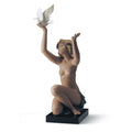 Lladro Peace Offering Woman Figurine - Gres Finish
