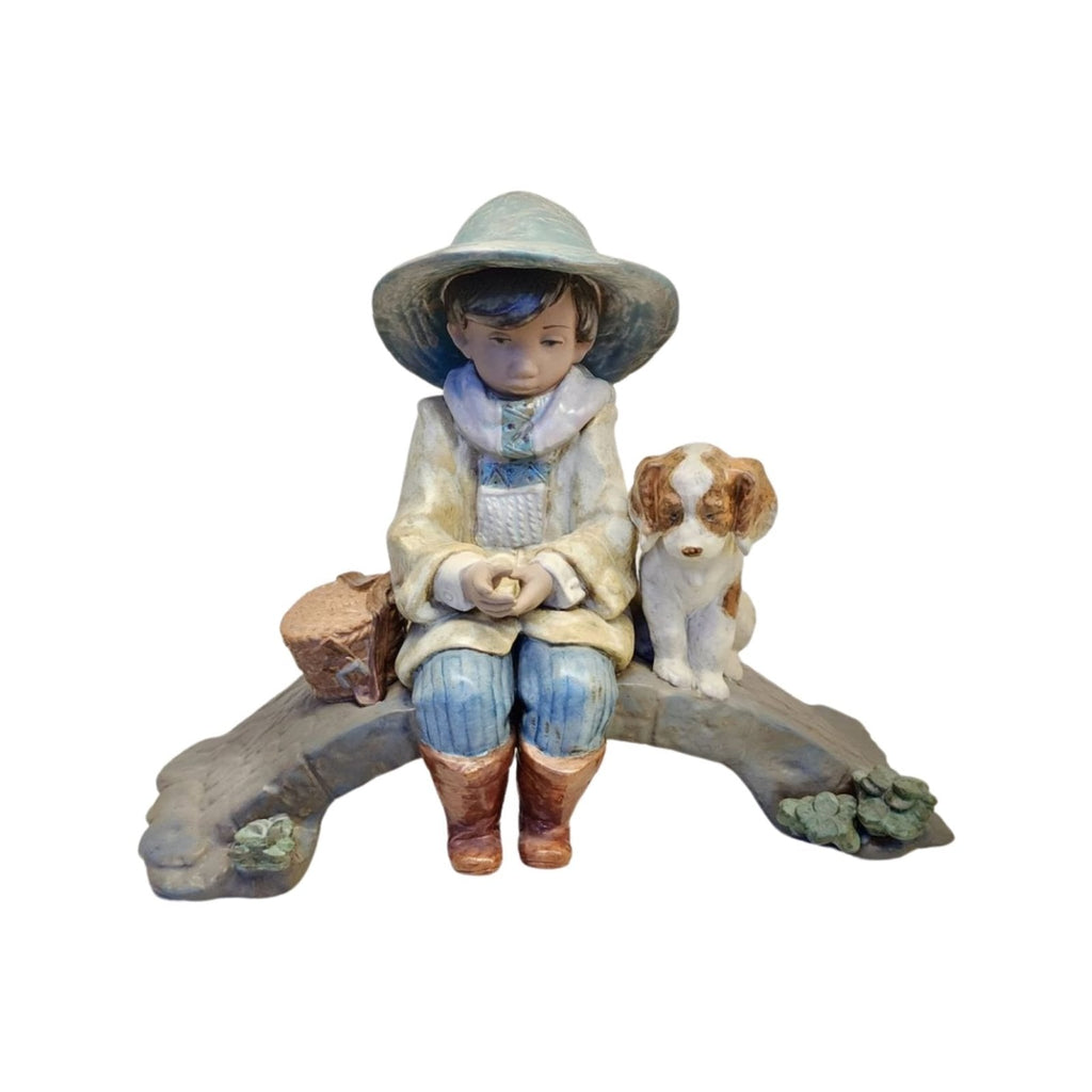 Lladro The Old Fishing Hole Figurine