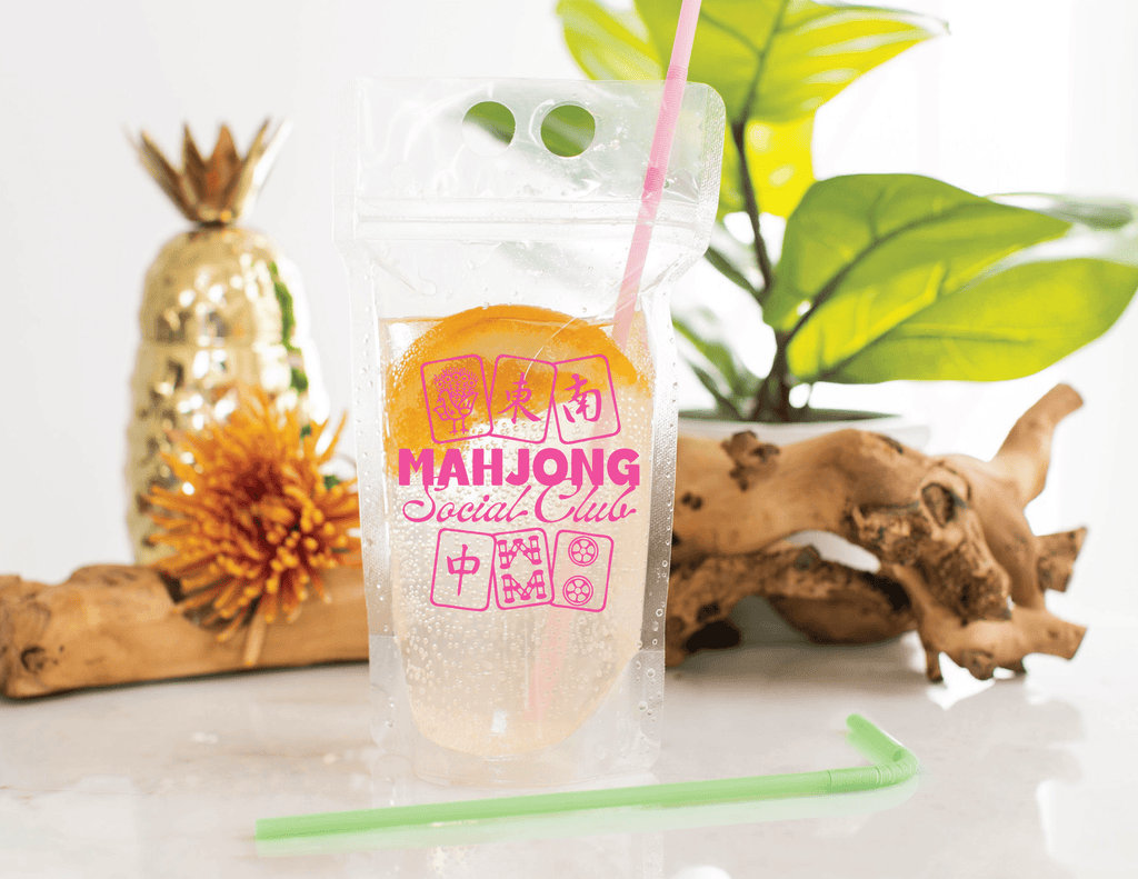 Mahjong Social Club Drink Pouches