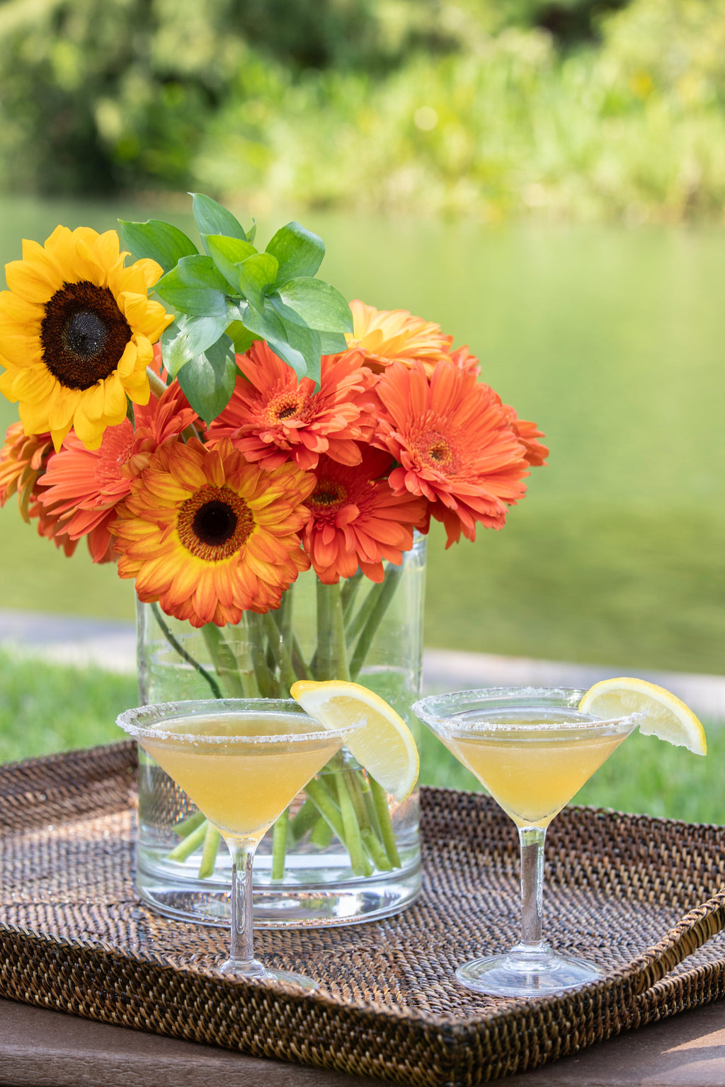 Simon Pearce Ascutney Martini Glass