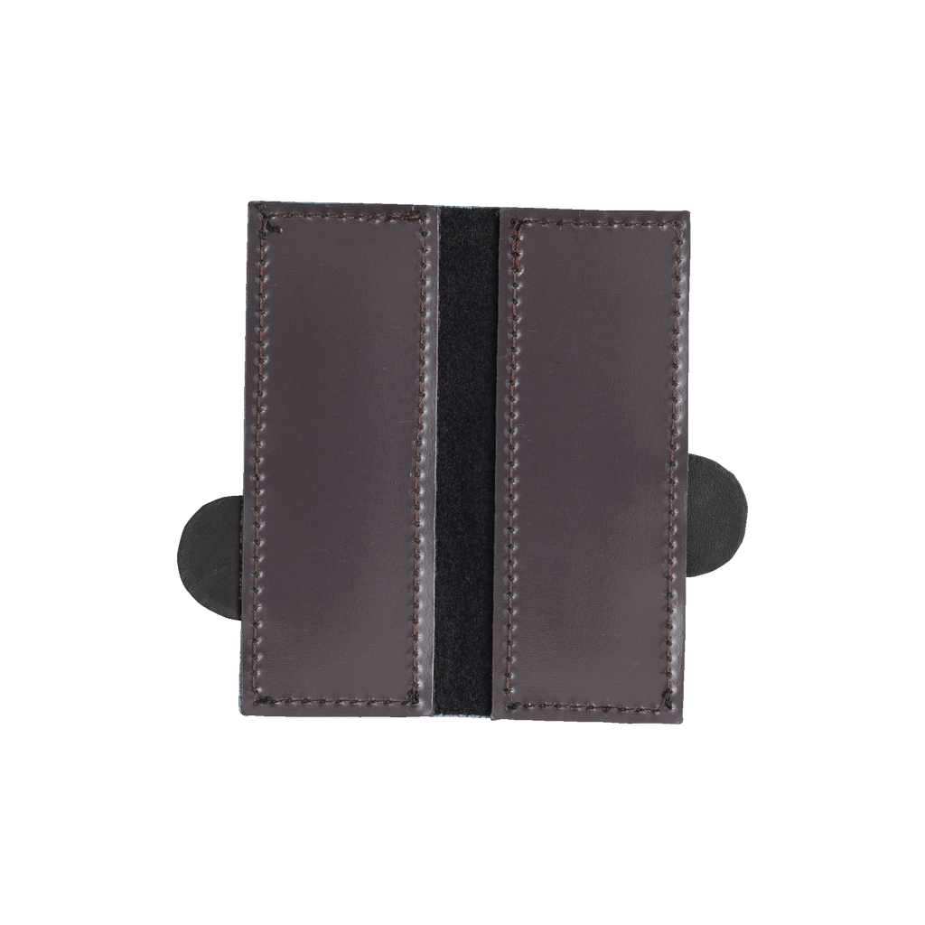 Black Magnetic Leather Edge-Guard - 4"