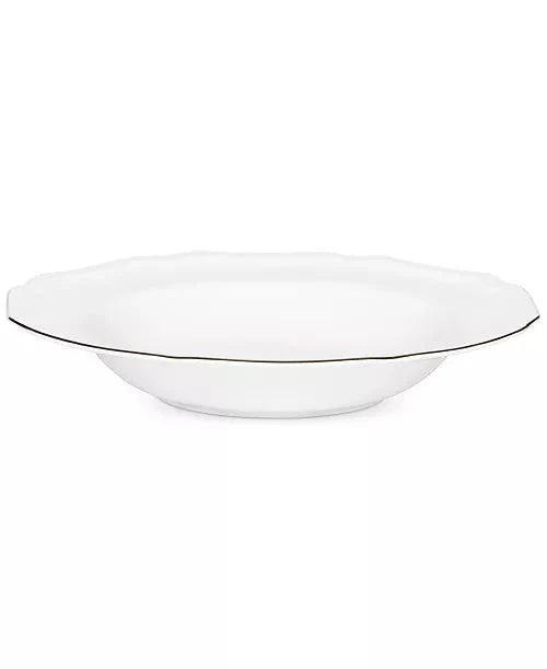 MIKASA ANTIQUE PLATINUM RIM SOUP BOWL