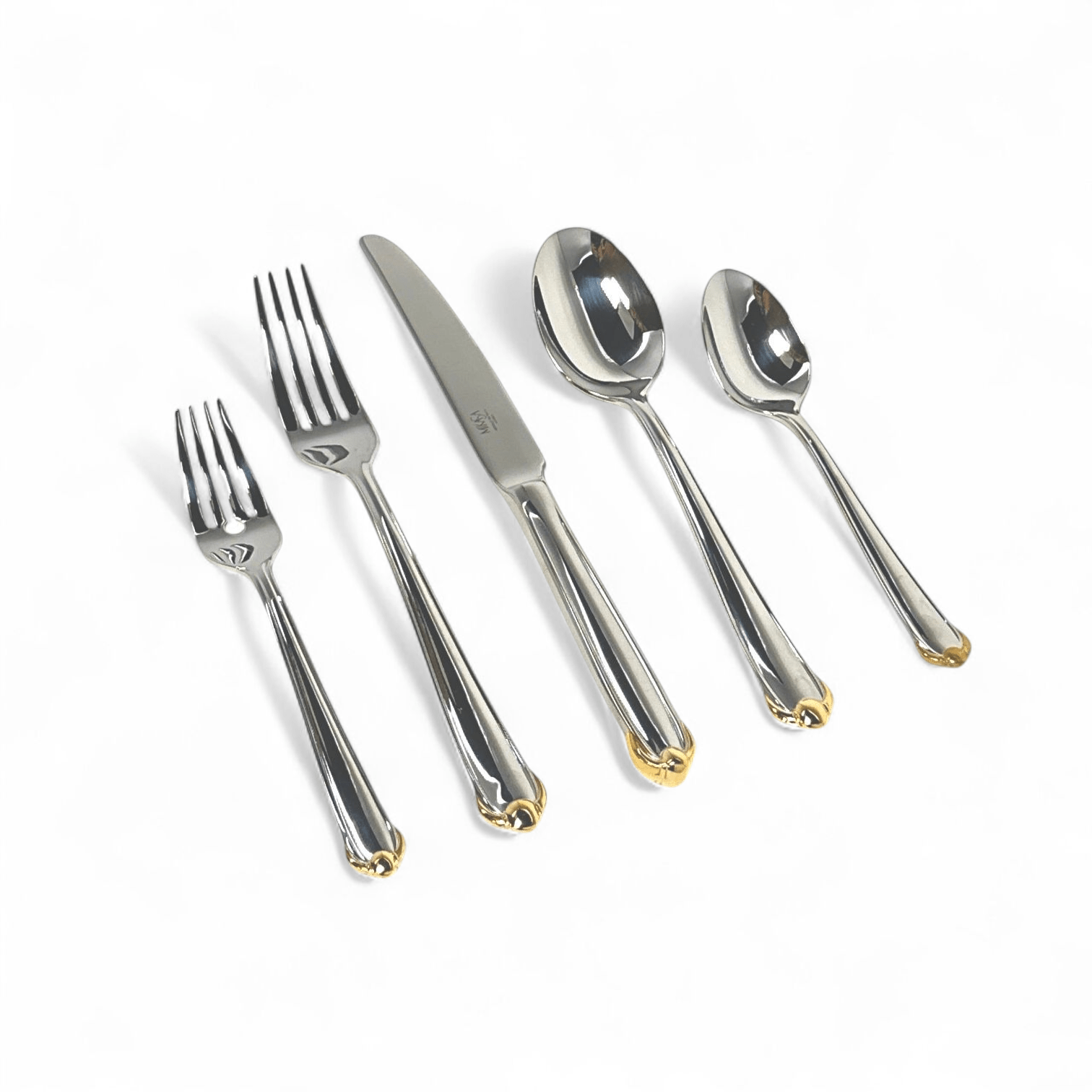 Mikasa Classico Gold Flatware - 5 Piece Place Setting