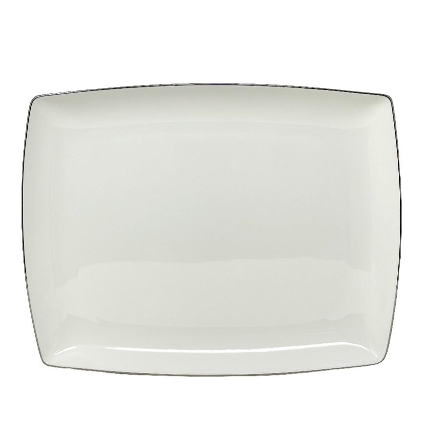 MIKASA COUTURE PLATINUM RECTANGLE PLATTER