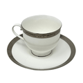 Mikasa Crown Jewel Platinum Cup & Saucer