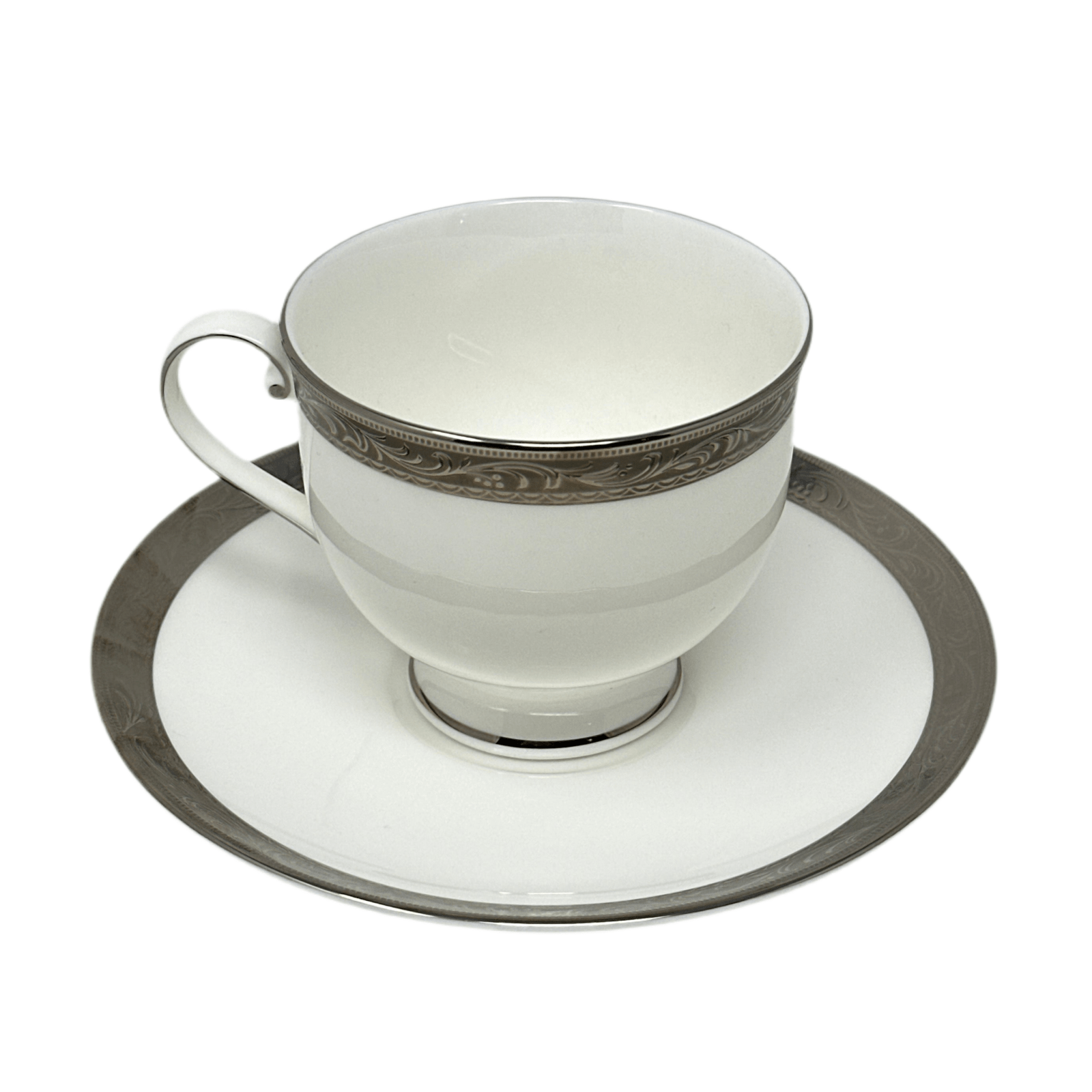 Mikasa Crown Jewel Platinum Cup & Saucer