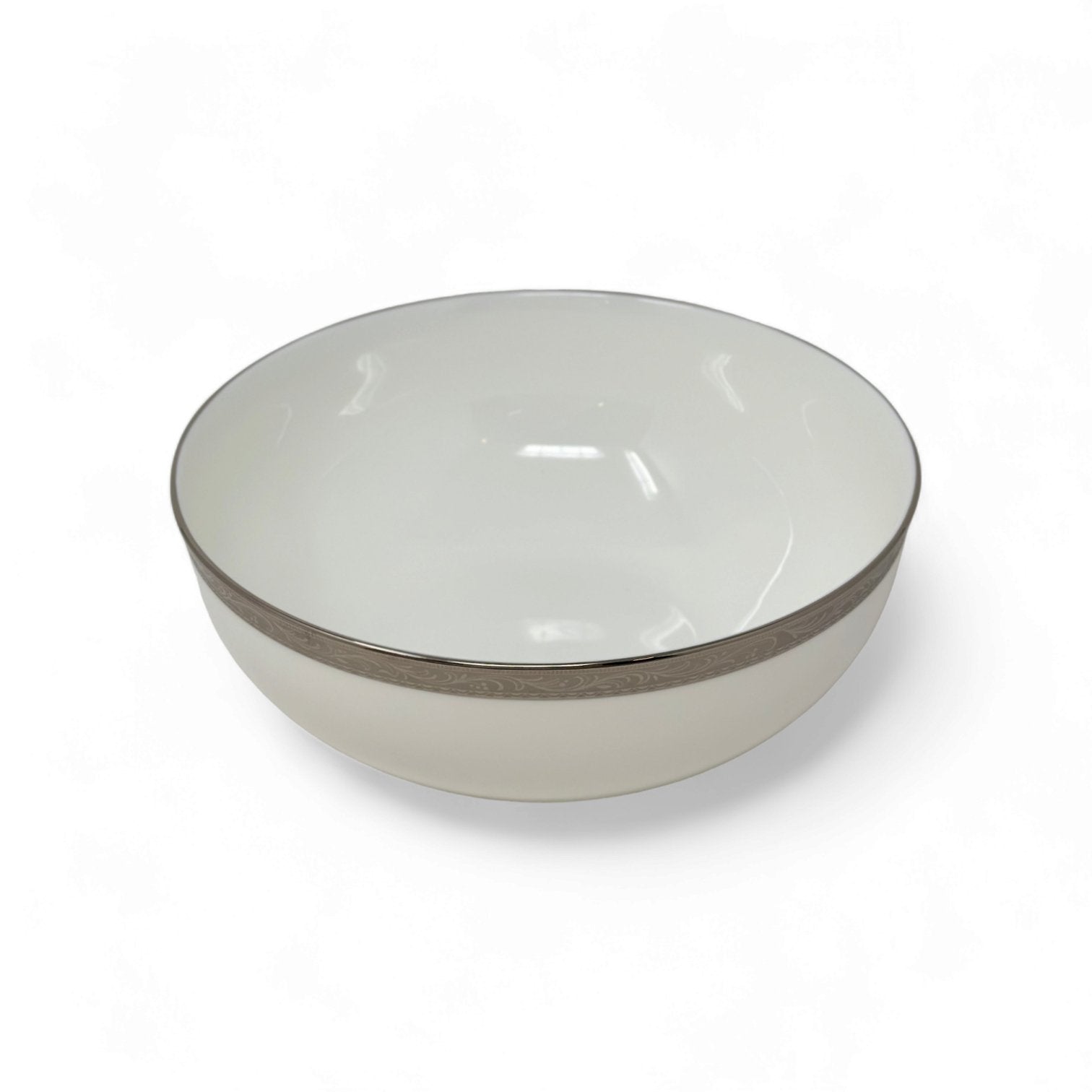 Mikasa Crown Jewel Platinum Round Vegetable Bowl