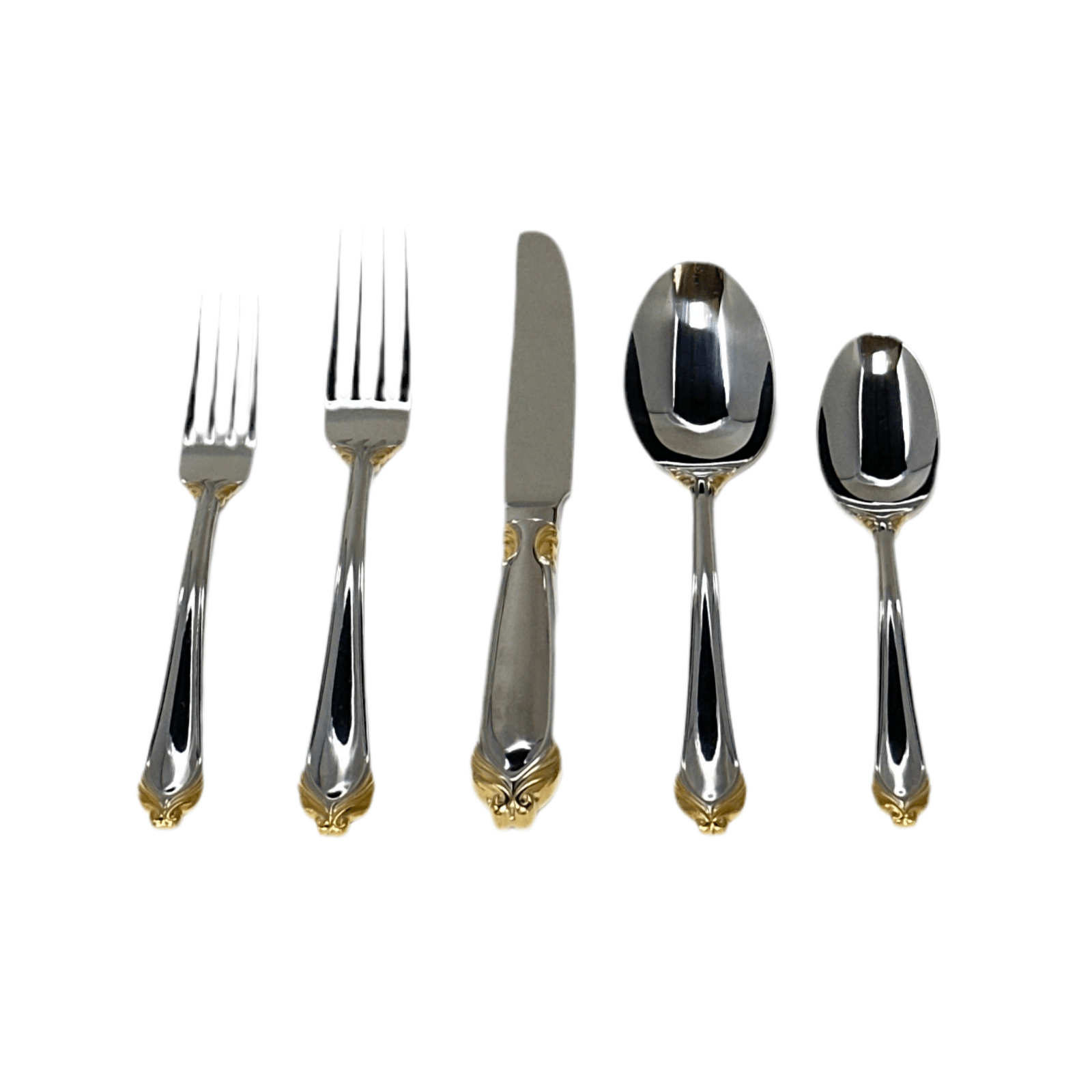 Mikasa Delacroix Gold Flatware - 5 Piece Place Setting