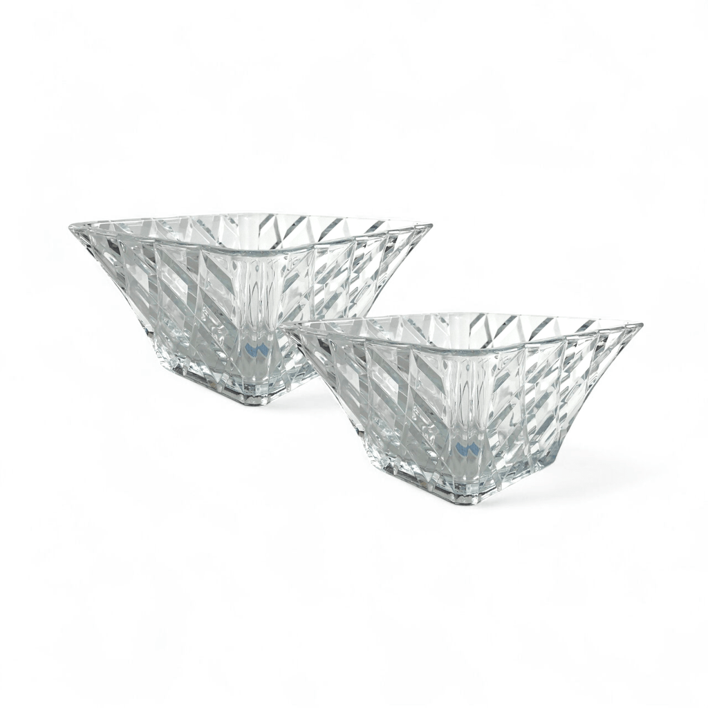 Mikasa Diamond Sparkle Votive Tealight Holder - Set of 2