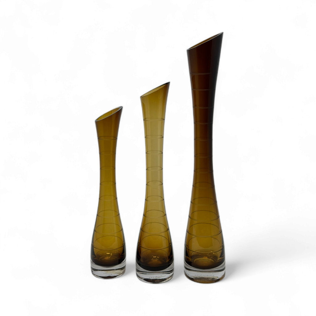 Mikasa Enchanted Forest Glass Vase - Set of 3