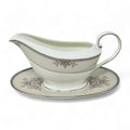 Mikasa Floral Elegance Platinum Gravy with Stand