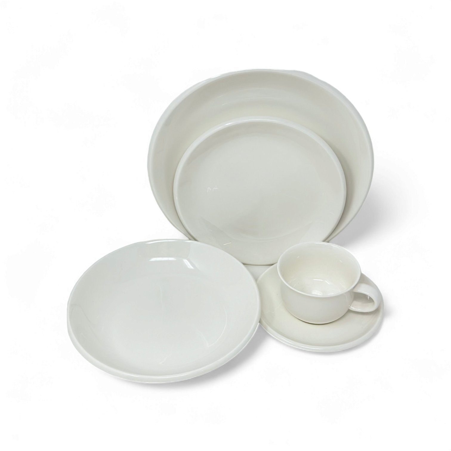 Mikasa Optima Arctic White - 5 Piece Place Setting