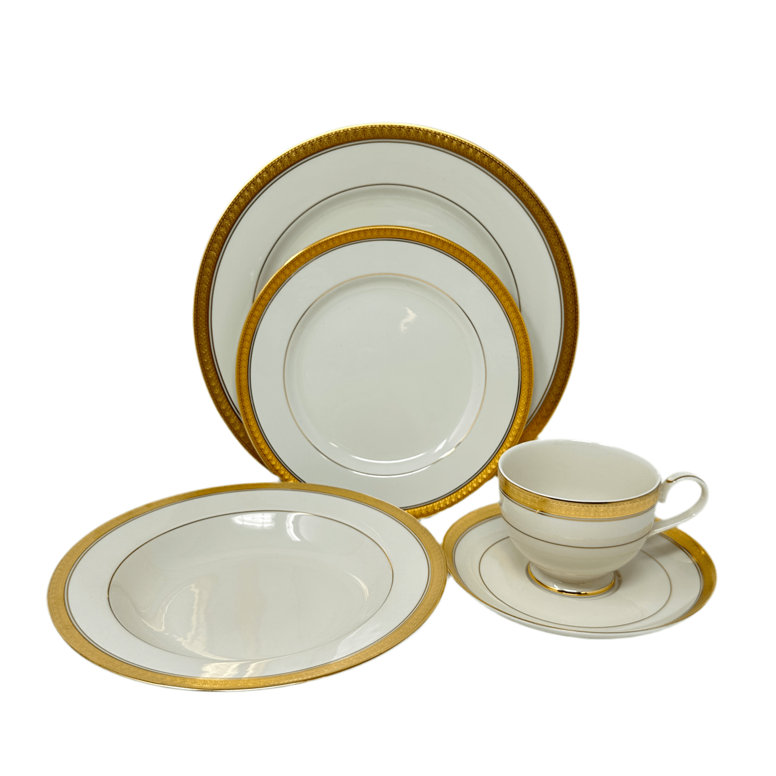 Mikasa Palatial Gold - 5 Piece Place Setting