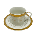 Mikasa Palatial Gold Espresso Cup & Saucer