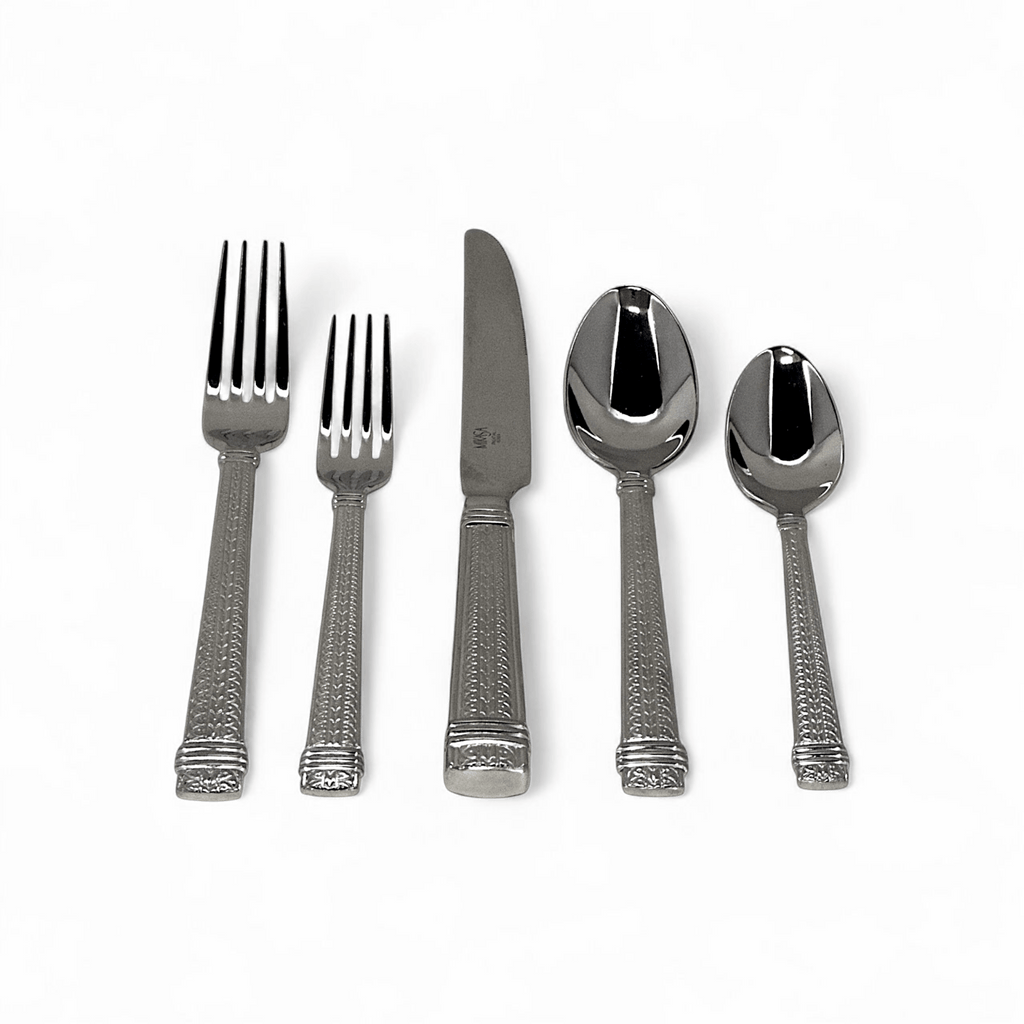Mikasa Palatial Platinum Flatware - 5 Piece Place Setting