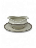 Mikasa Palatial Platinum Gravy Boat with Stand